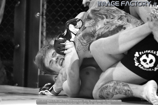 2011-05-07 Milano in the cage 0760 Mixed Martial Arts - 81 Kg - Marvin Vettori ITA - Erno Stefko UNG